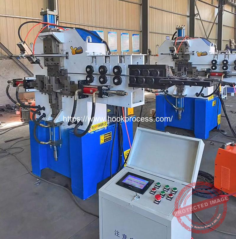 Automatic-Double-J-Hook-Bending-Welding-Making-Machine